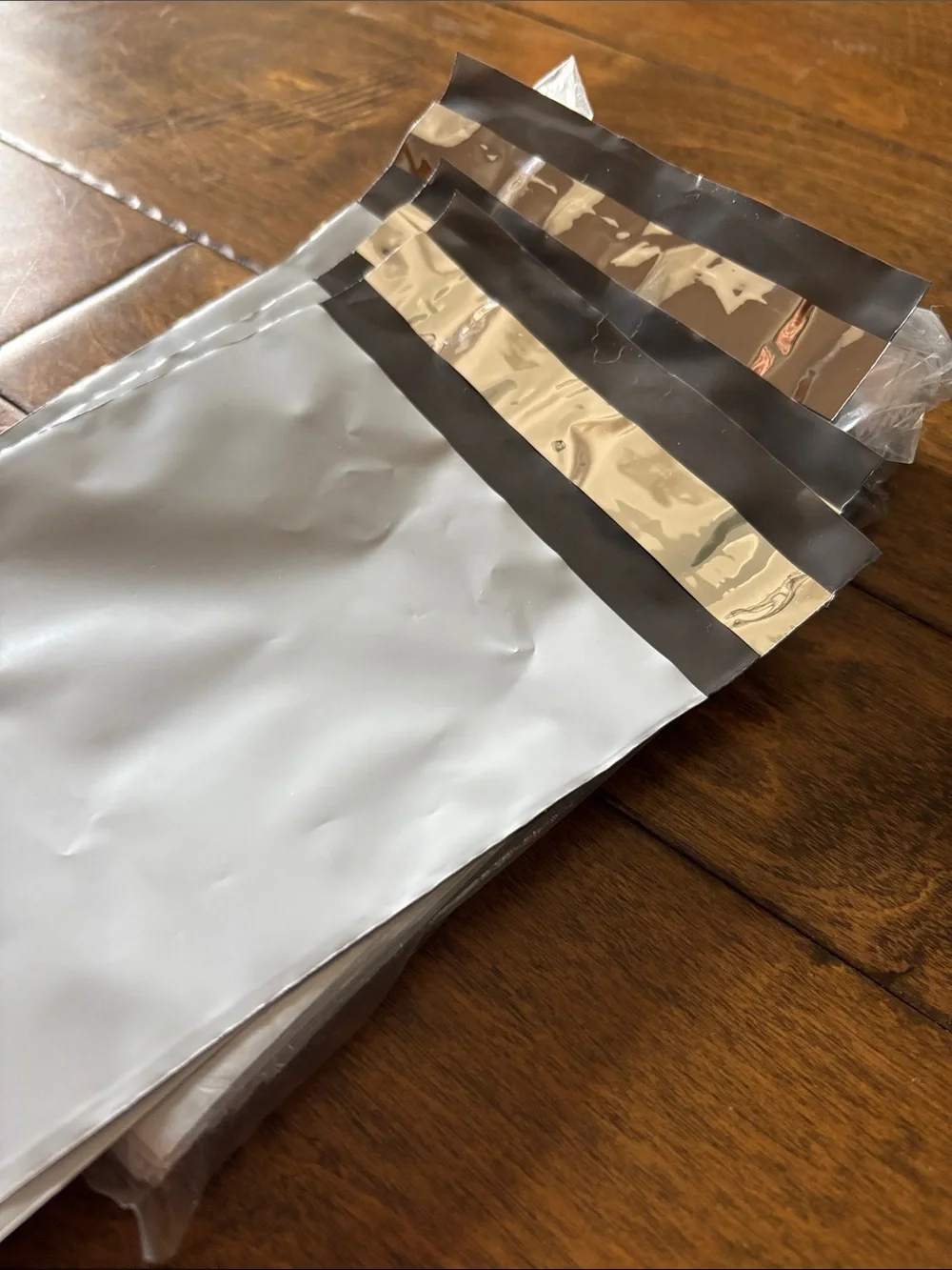 50 -5x7 Durable White Poly Mailer Shipping Bags with Peel-and-Seal Strip